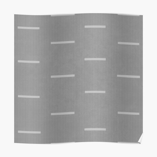 Grey mudcloth Poster