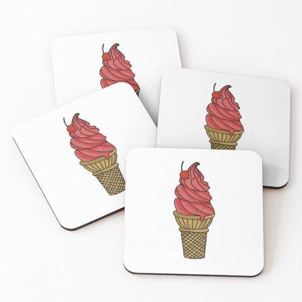 Item preview, Strawberry ice cream designed and sold by Jasisart.