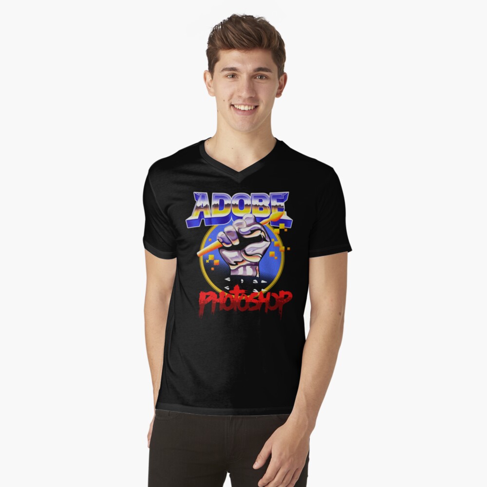 Item preview, V-Neck T-Shirt designed and sold by jabwai.