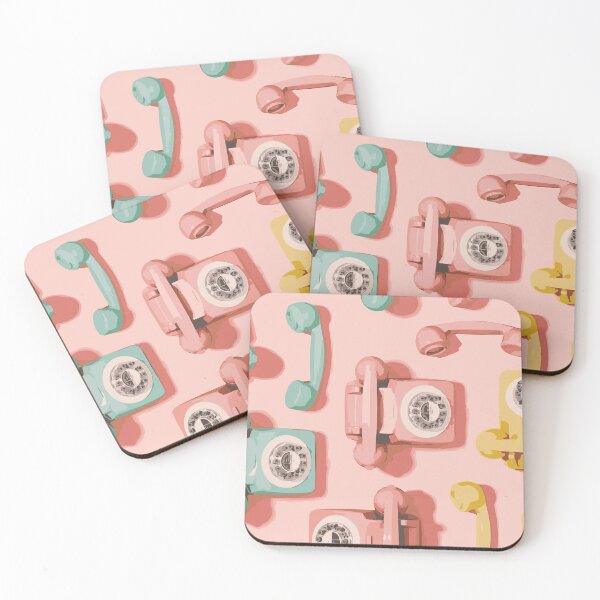 Item preview, pastel vintage telephones designed and sold by am-mantilla2156.