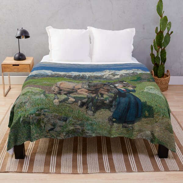 Item preview, Spring in the Alps - Giovanni Segantini designed and sold by themasters.