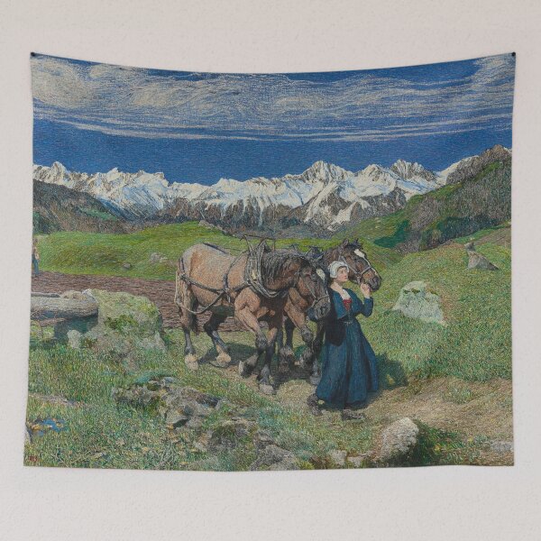 Item preview, Spring in the Alps - Giovanni Segantini designed and sold by themasters.
