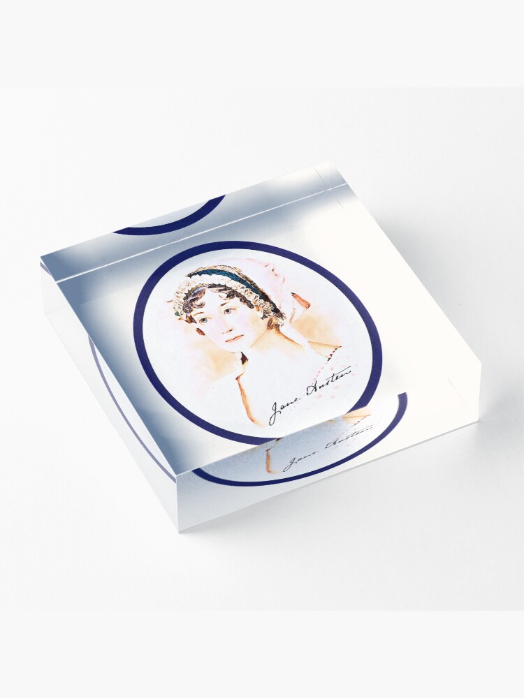 Alternate view of Portrait of a Lady Writer - Jane Austen Acrylic Block