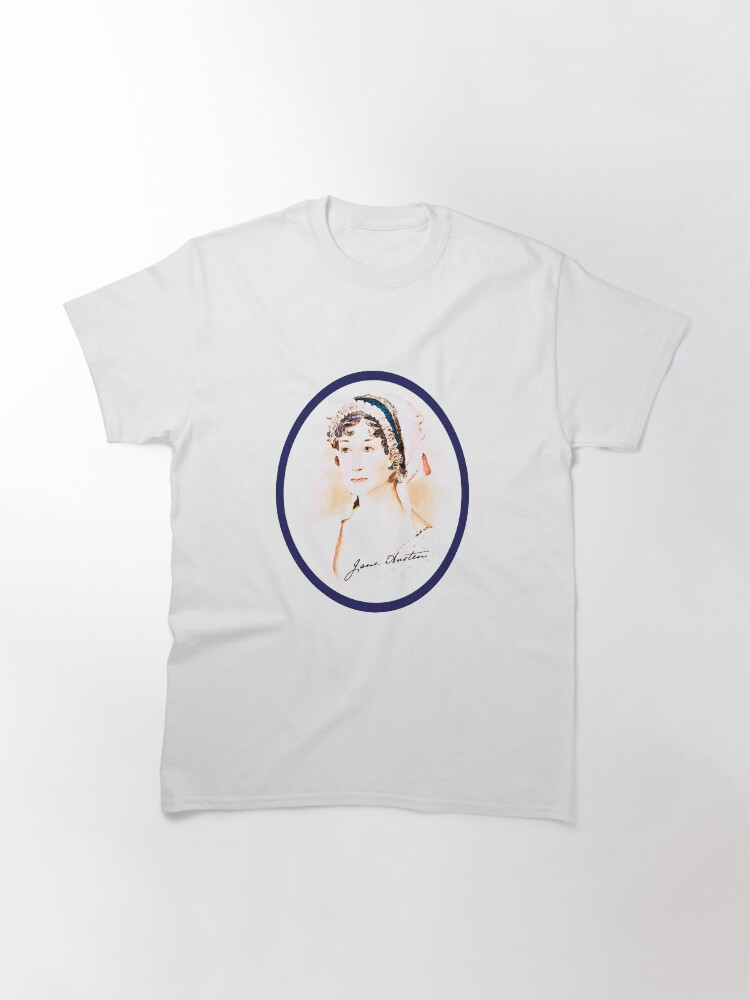 Alternate view of Portrait of a Lady Writer - Jane Austen Classic T-Shirt