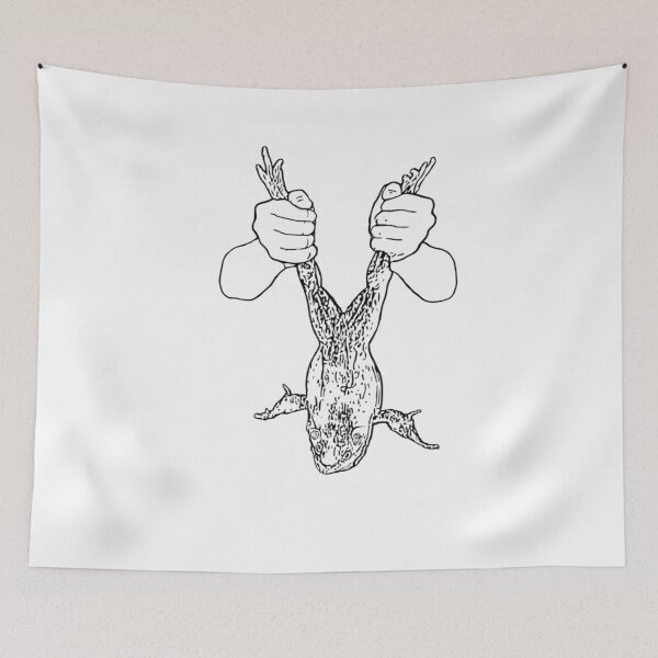 Item preview, Frog Gigger holding a frog after gigging under moon light designed and sold by frankheights.
