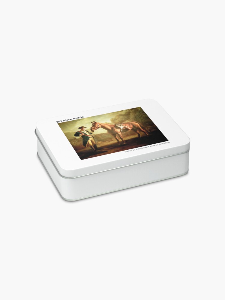Alternate view of Tony Soprano Commendatore Horse Painting Jigsaw Puzzle
