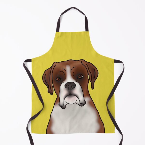 Item preview, Boxer Dog Portrait - Yellow designed and sold by JadeMadeThis.