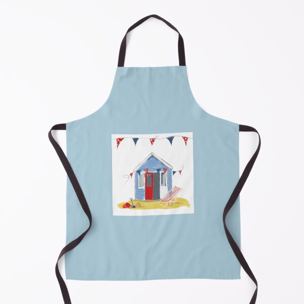 Item preview, #Beach hut seaside  designed and sold by Leatextileart.