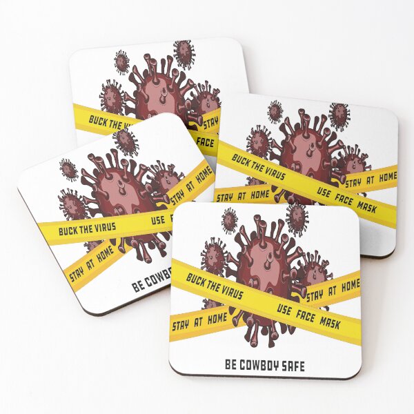 Item preview, Buck The Virus Be Cowboy Safe Stay Safe Stay At Home designed and sold by Tatus Brinal.