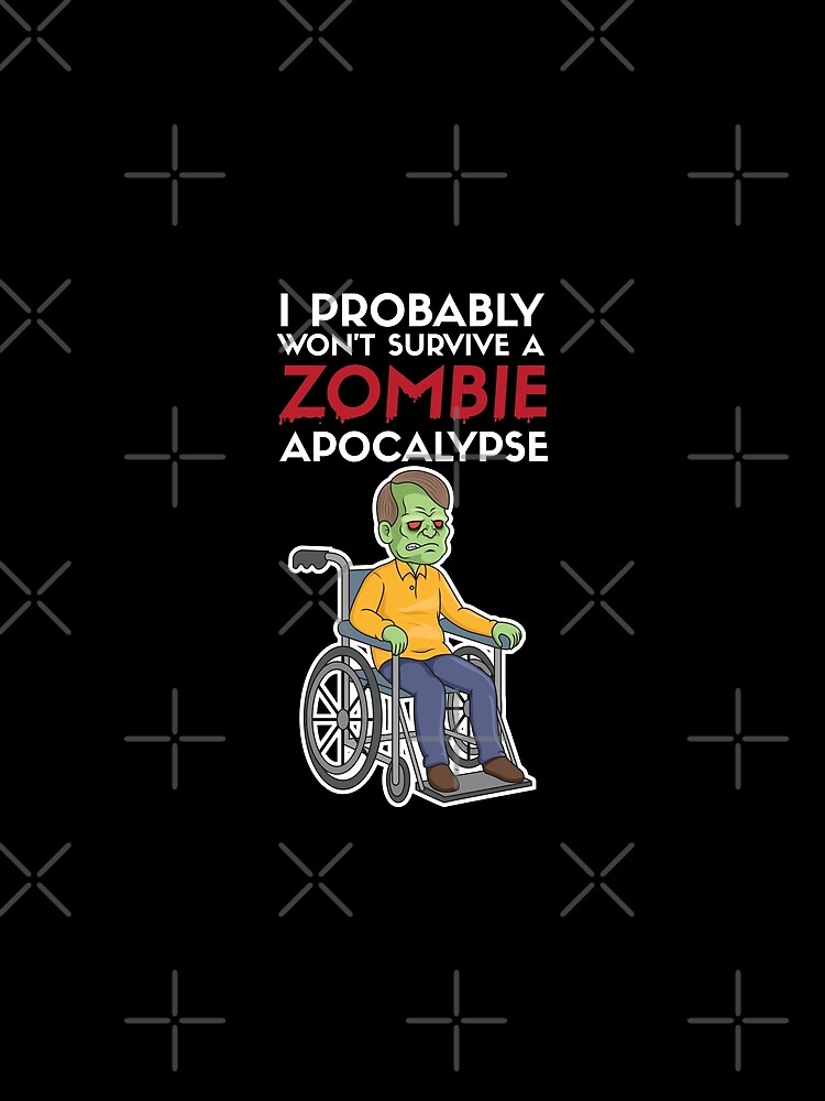 "Wheelchair Humor Zombie Apocalypse" Sleeveless Top for Sale by Eljoda
