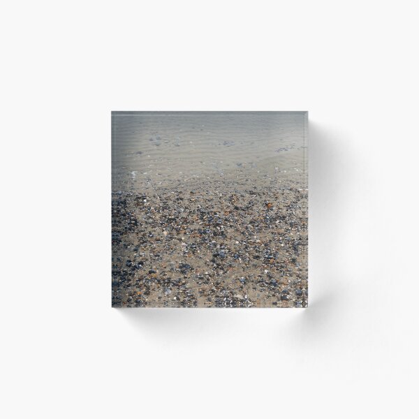 Pebbles and Puddles Acrylic Block