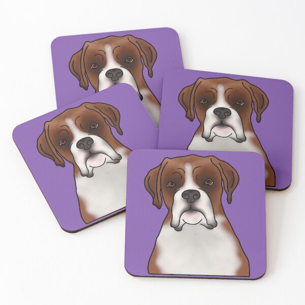 Item preview, Boxer Dog Portrait - Purple designed and sold by JadeMadeThis.