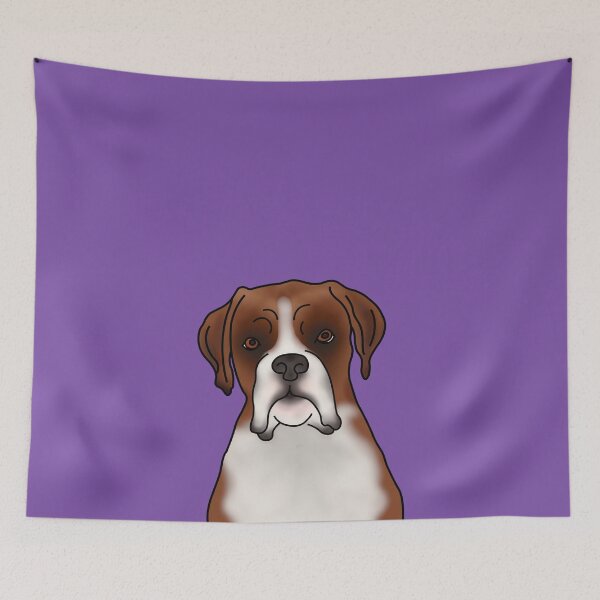 Item preview, Boxer Dog Portrait - Purple designed and sold by JadeMadeThis.