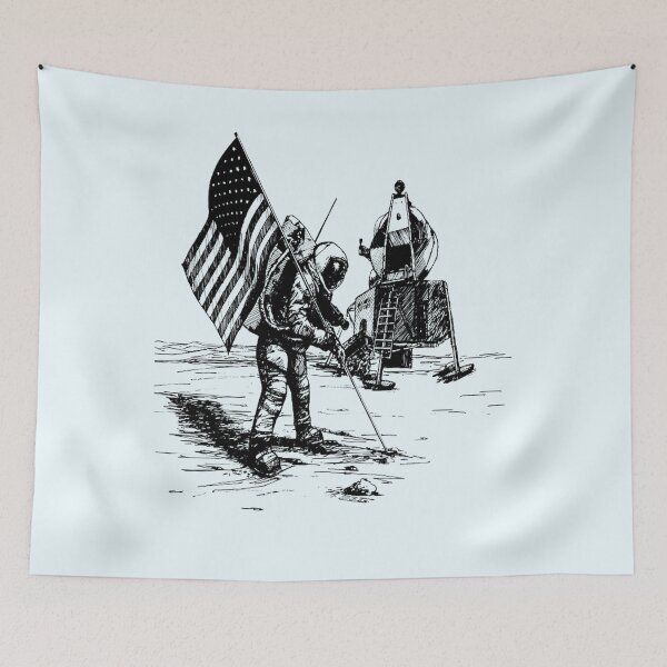 Item preview, Apollo 11 Moon Landing Spacecraft Fans Space Astronauts designed and sold by TopTeeShop.