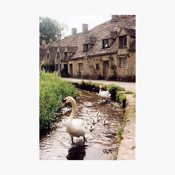 Cotswold Cottages Photographic Print