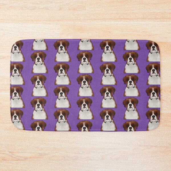 Item preview, Boxer Dog Portrait - Pattern - Purple designed and sold by JadeMadeThis.