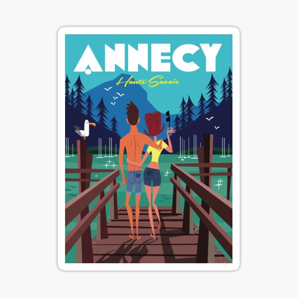 Affiche d'Annecy Sticker