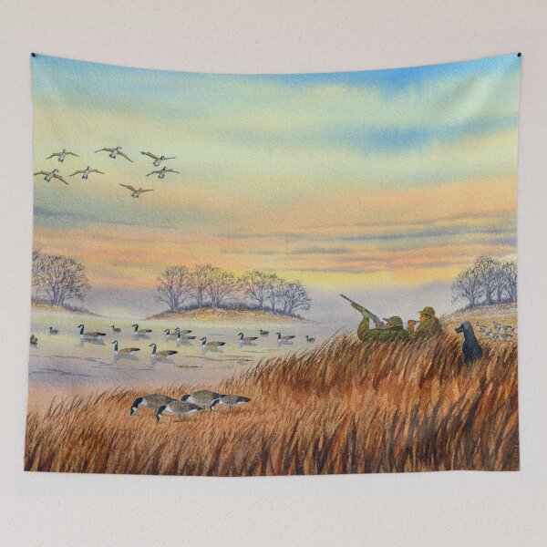 Item preview, Goose Hunting Season Painting designed and sold by William Holkham.