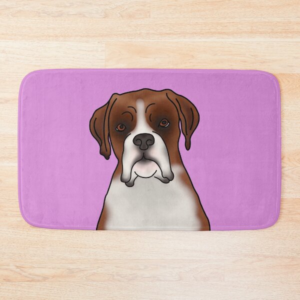Item preview, Boxer Dog Portrait - Pink designed and sold by JadeMadeThis.