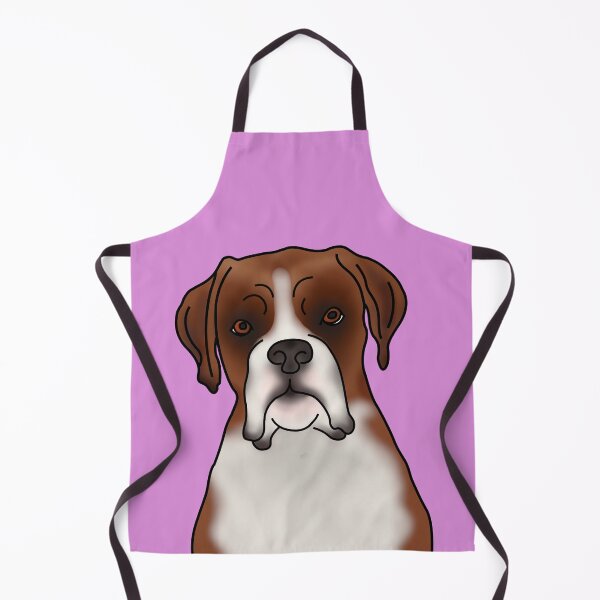 Item preview, Boxer Dog Portrait - Pink designed and sold by JadeMadeThis.