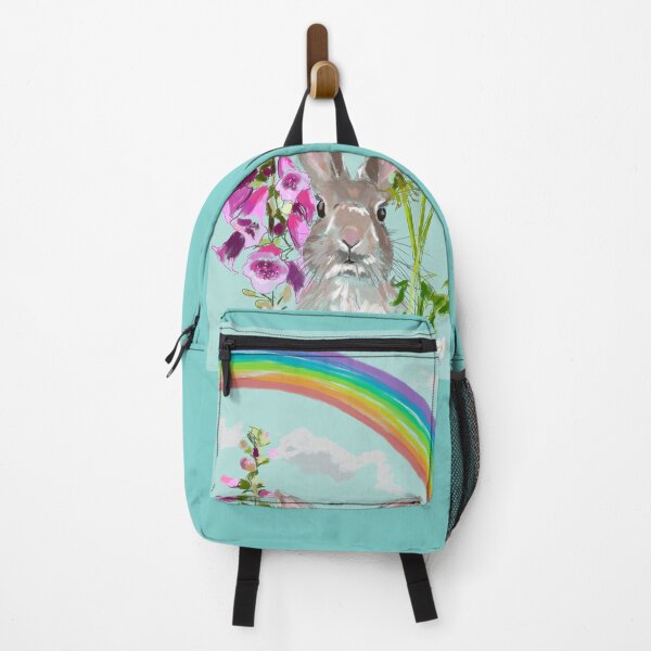Item preview, Rainbow hare with flowers designed and sold by Leatextileart.