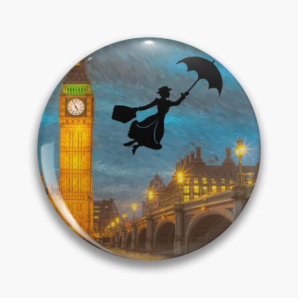 Item preview, Magical Nanny Over London  designed and sold by maryedenoa.