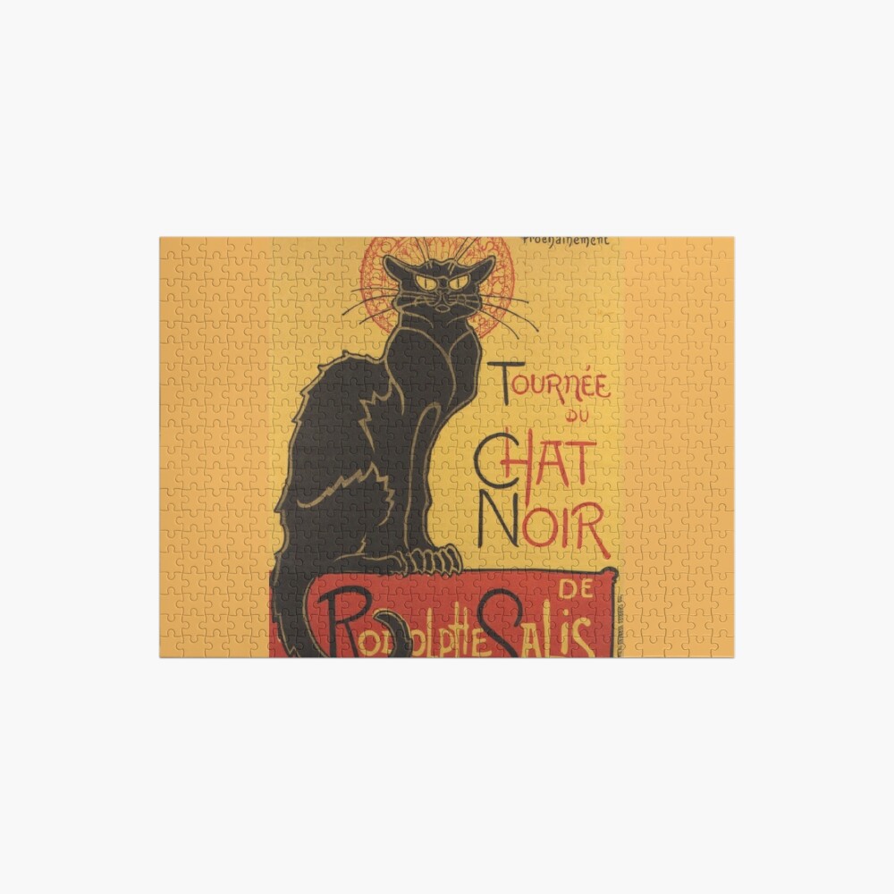 Page De Garde Caté Soon, the Black Cat Tour by Rodolphe Salis" Jigsaw Puzzle for Sale by  taiche | Redbubble