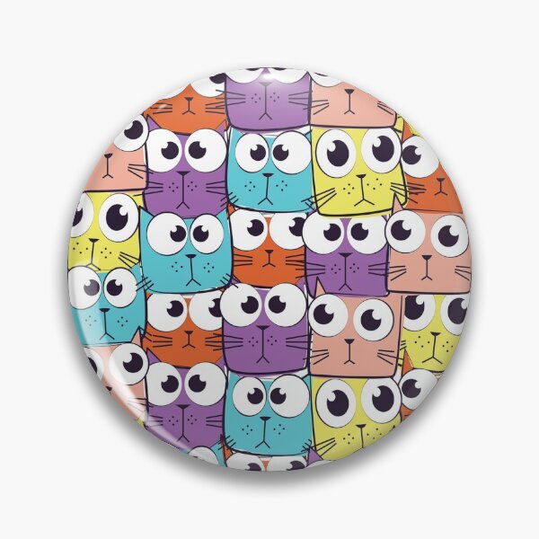 Item preview, Funny Cute cats colorful designed and sold by TopDesignArt.
