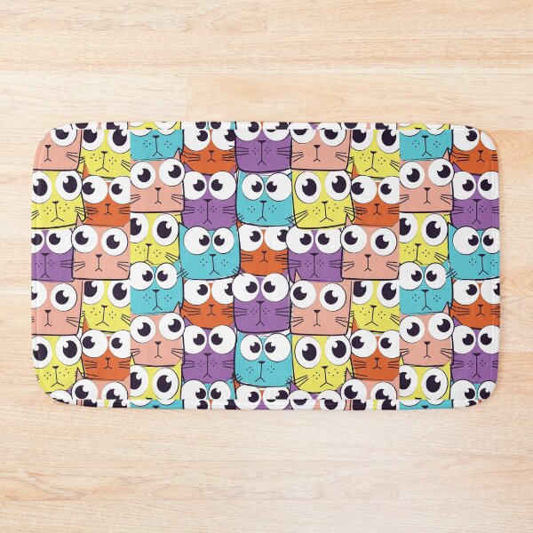 Item preview, Funny Cute cats colorful designed and sold by TopDesignArt.