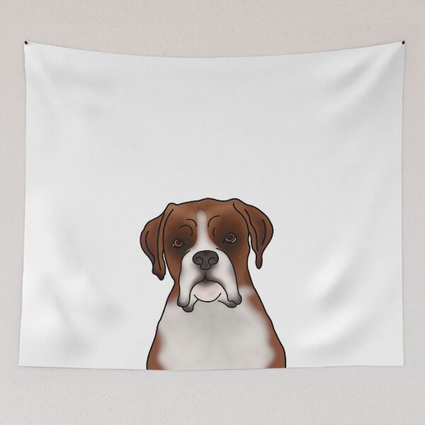 Item preview, Boxer Dog Portrait - White designed and sold by JadeMadeThis.