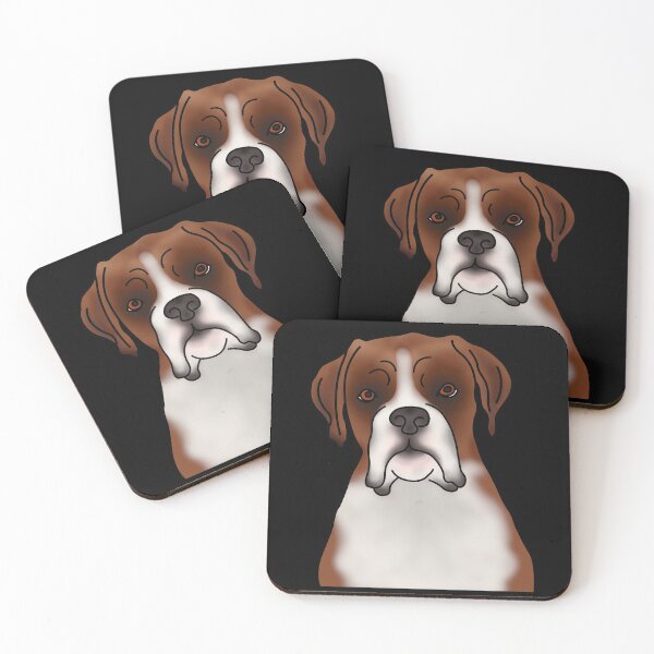 Item preview, Boxer Dog Portrait - Black designed and sold by JadeMadeThis.