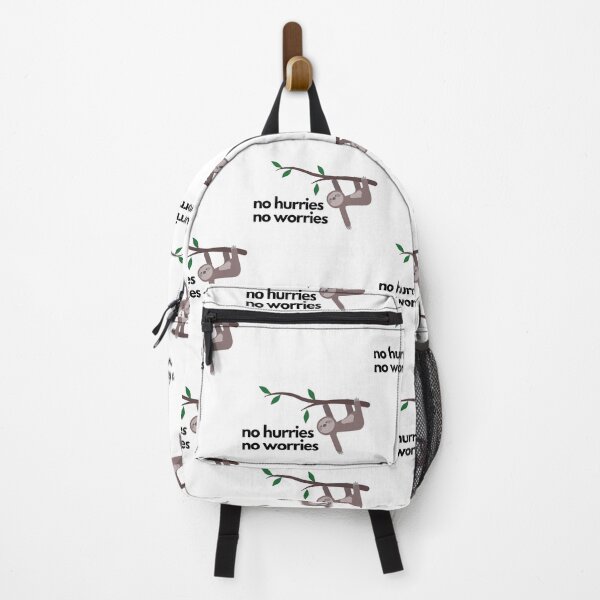 Item preview, no hurries no worries sloth designed and sold by rosiebeeston.