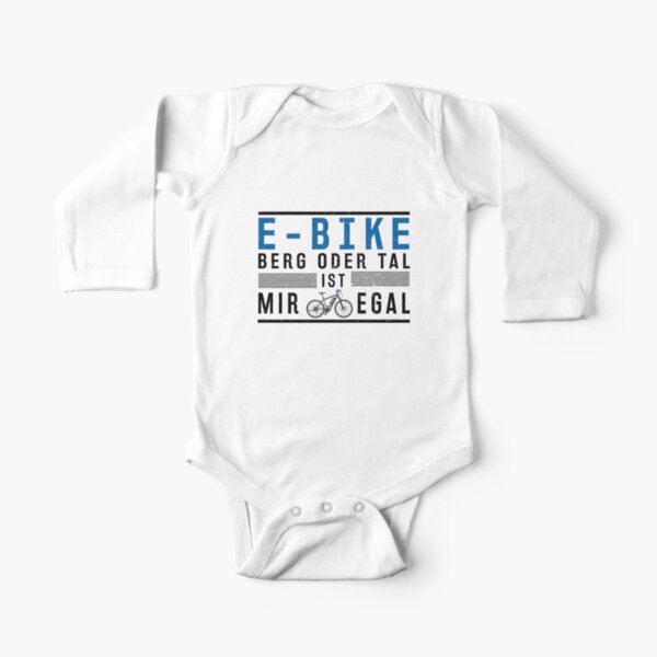 Baby Body Langarm E Fahrrad Redbubble