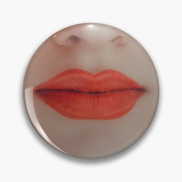 Item preview, Red Lips Funny  Face Mask designed and sold by Fokoloko.
