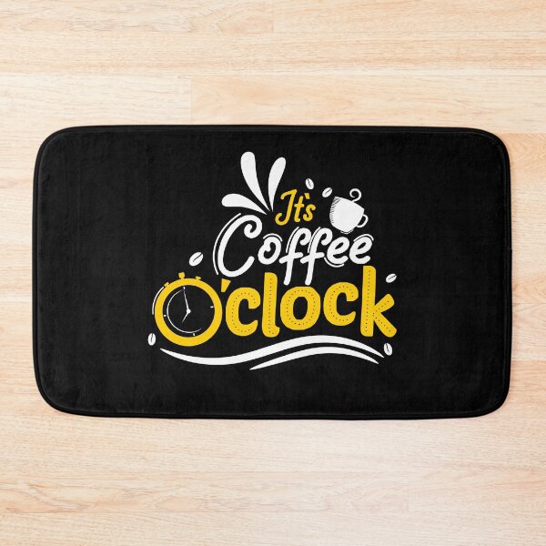Item preview, It's Coffee O'Clock Typography designed and sold by Dewirumbaina.