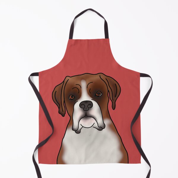Item preview, Boxer Dog Portrait - Red designed and sold by JadeMadeThis.