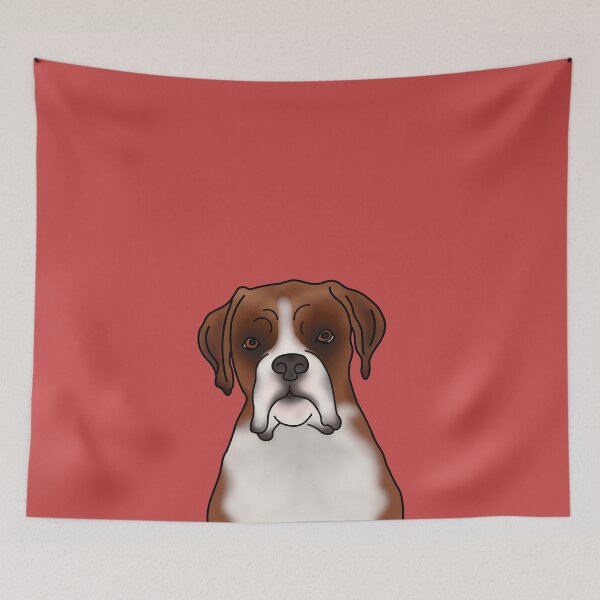 Item preview, Boxer Dog Portrait - Red designed and sold by JadeMadeThis.
