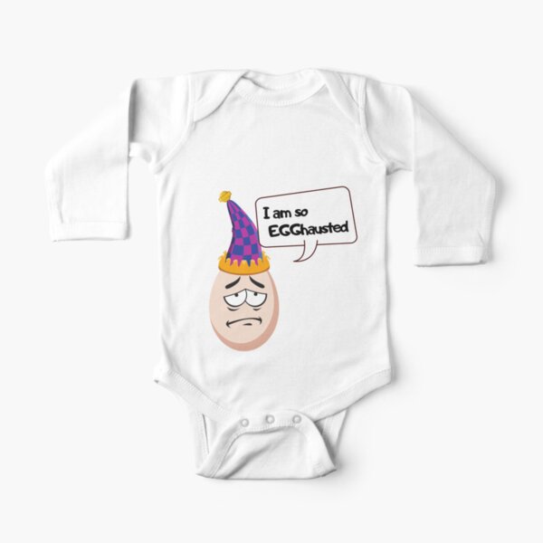 Egg Meme Long Sleeve Baby One Piece Redbubble - roblox egg hunt 2019 goose