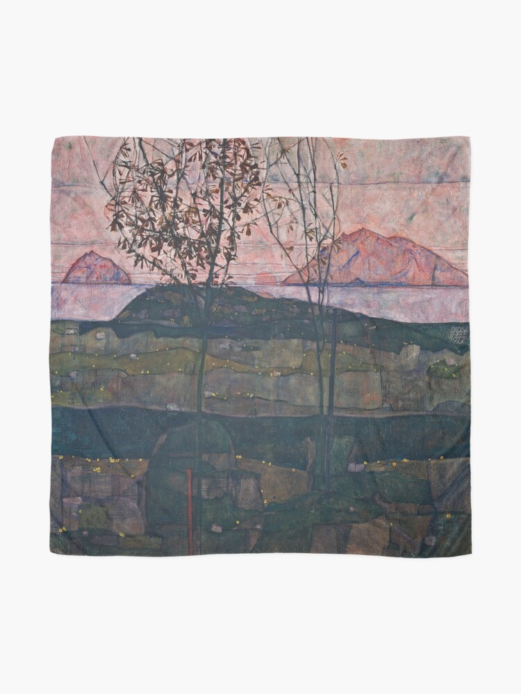 Alternate view of Egon Schiele - Setting Sun (1913) Scarf
