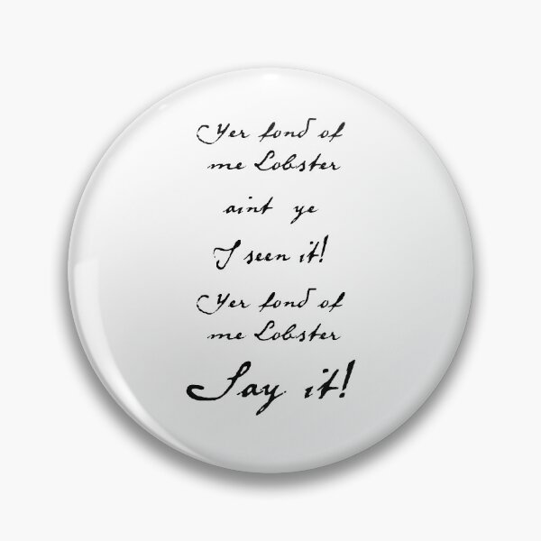 Item preview, Lighthouse Fond of me lobster (Black Text) designed and sold by CineClub.
