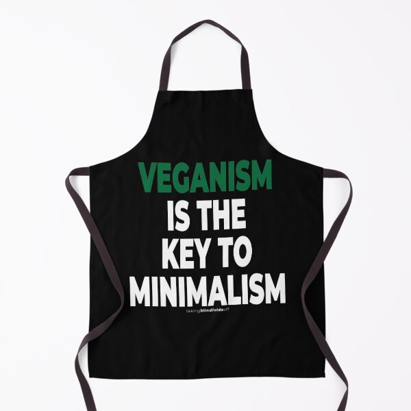 Item preview, veganism is the key to minimalism - vegan activist graphics (111) designed and sold by blindfoldsoff.