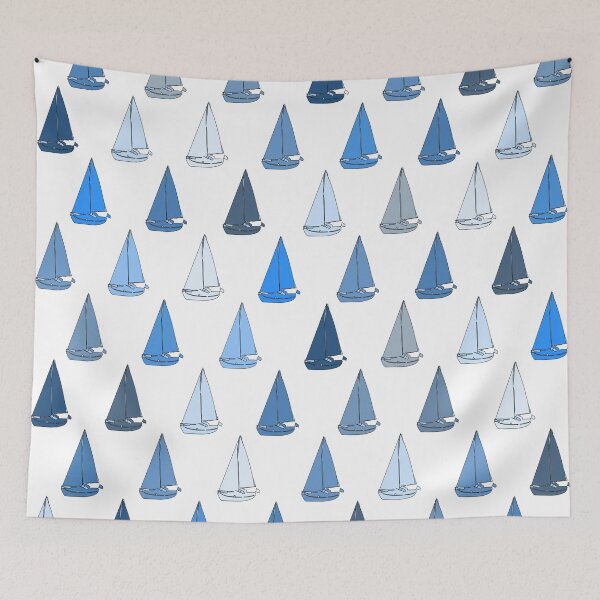 Item preview, Boats on a white background designed and sold by NFroome.