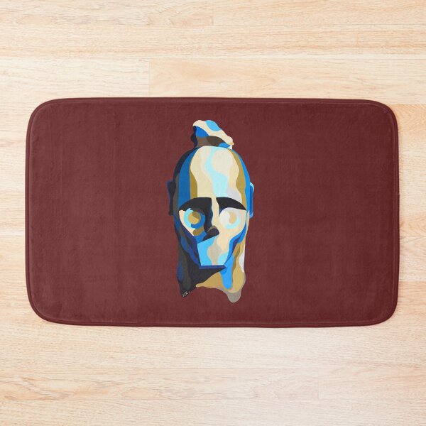 Item preview, Gigante di monteprama geometric head illustration by stegoworldart designed and sold by Stegoworldart.