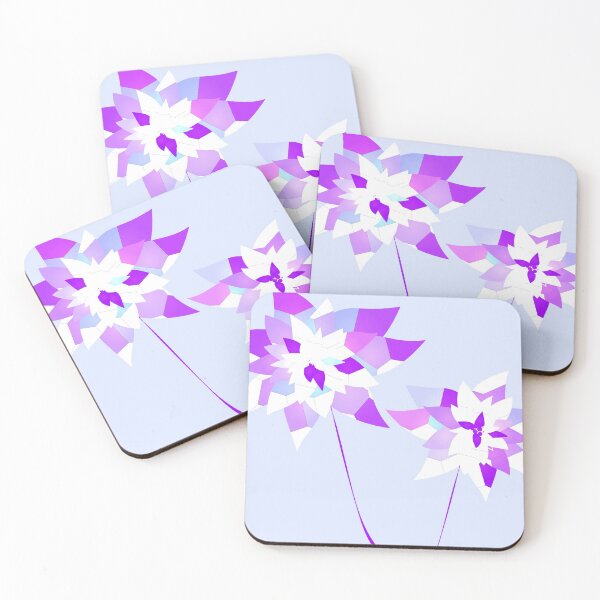 Item preview, Abstract purple flower with coubs designed and sold by Chino20.