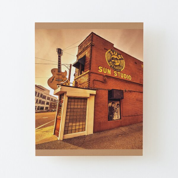 Sun Studios Memphis Wood Mounted Print