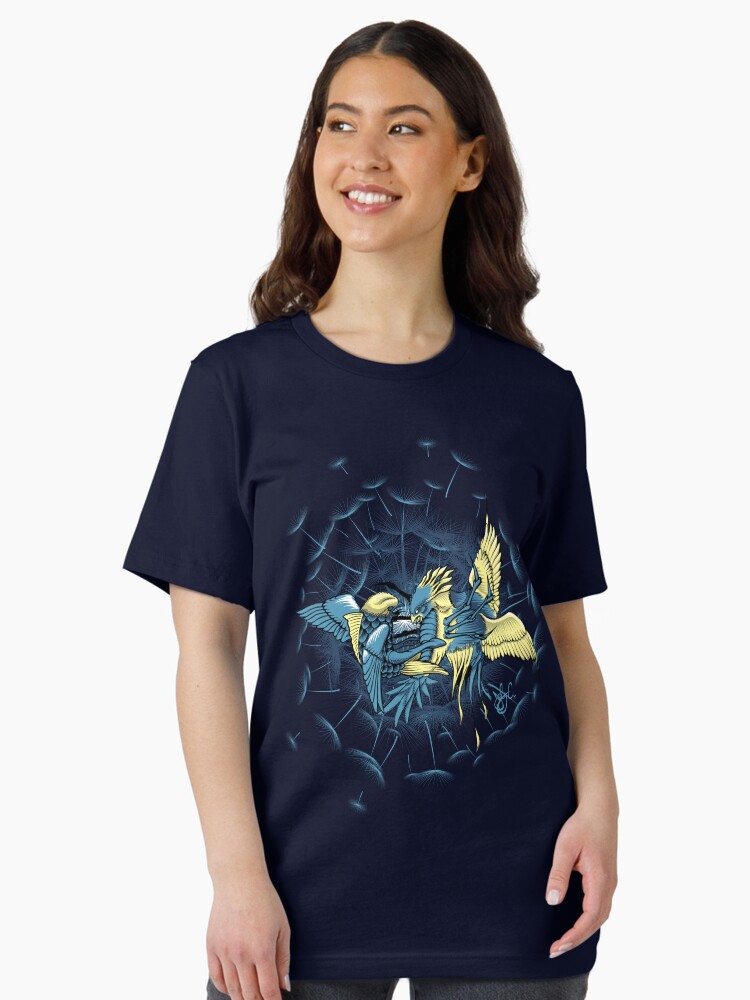Thumbnail 1 of 7, Essential T-Shirt, Birdfight designed and sold by jabwai.