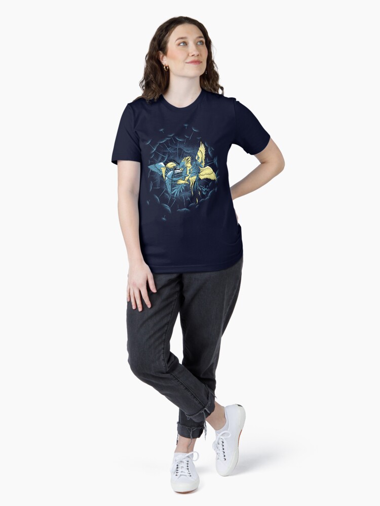 Thumbnail 4 of 7, Essential T-Shirt, Birdfight designed and sold by jabwai.