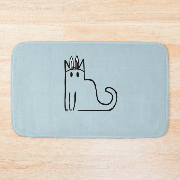 Item preview, Doodle Cat Bunny Rabbit designed and sold by molliebriant.