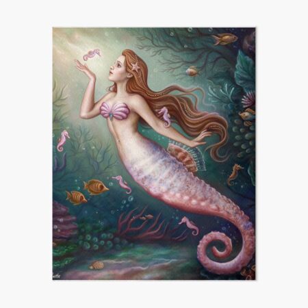 Item preview, Seahorse Mermaid  designed and sold by dim-draws.