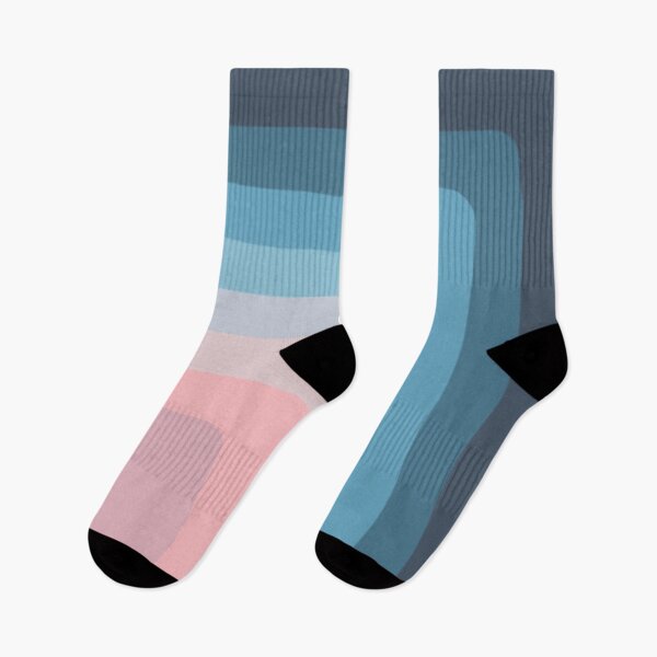 Item preview, Curve Corner Stripe Simple Blue to Pink Gradient designed and sold by carwalker13.
